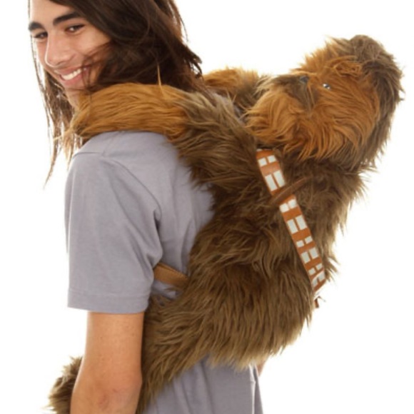 Star Wars Brown Chewbacca Plush Bag - Picture 1 of 1